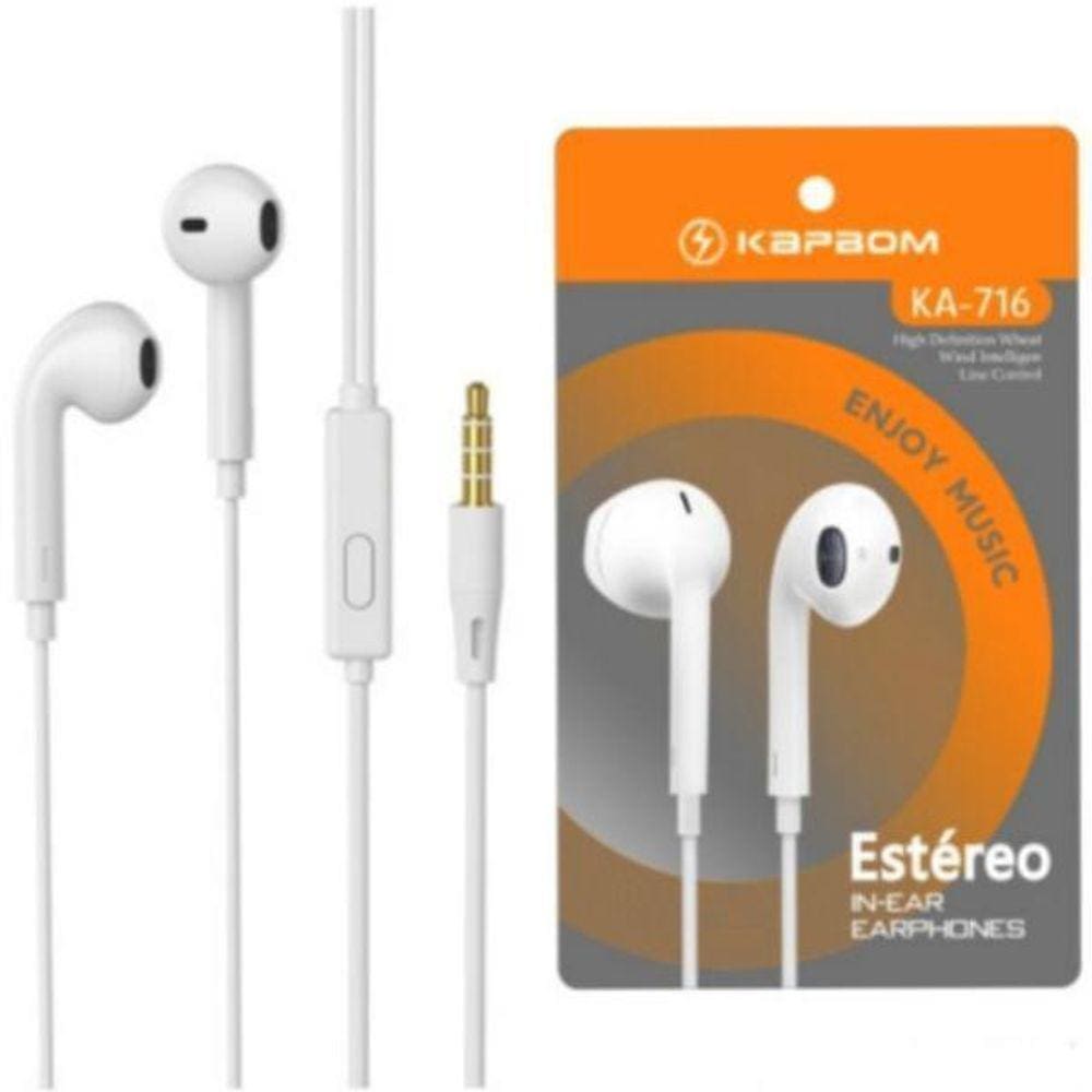 Fone De Ouvido Com Fio E Microfone P2 3.5Mm