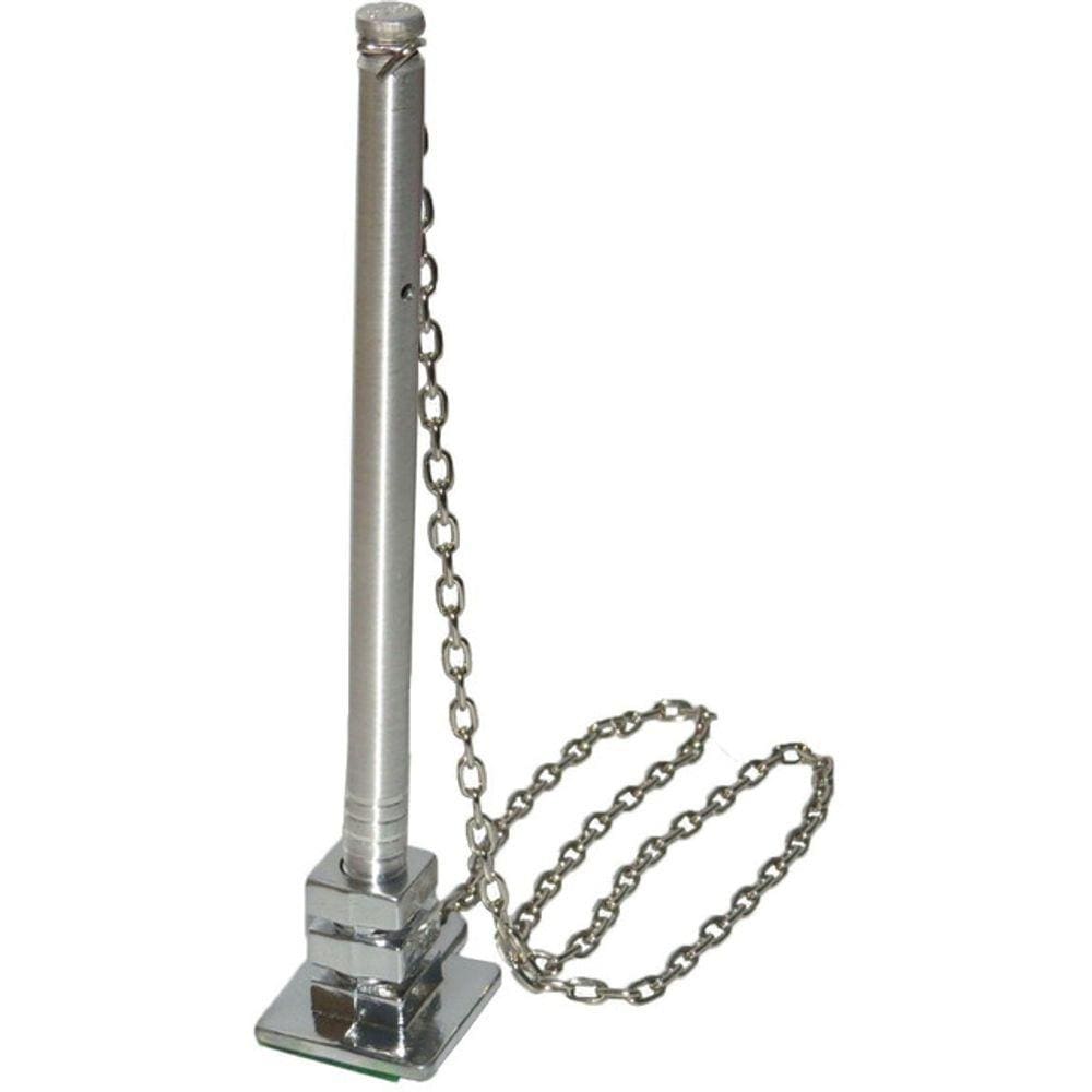 Caneta Fixa Com Corrente Para Balcão Mesa Tipo Torre Cromada