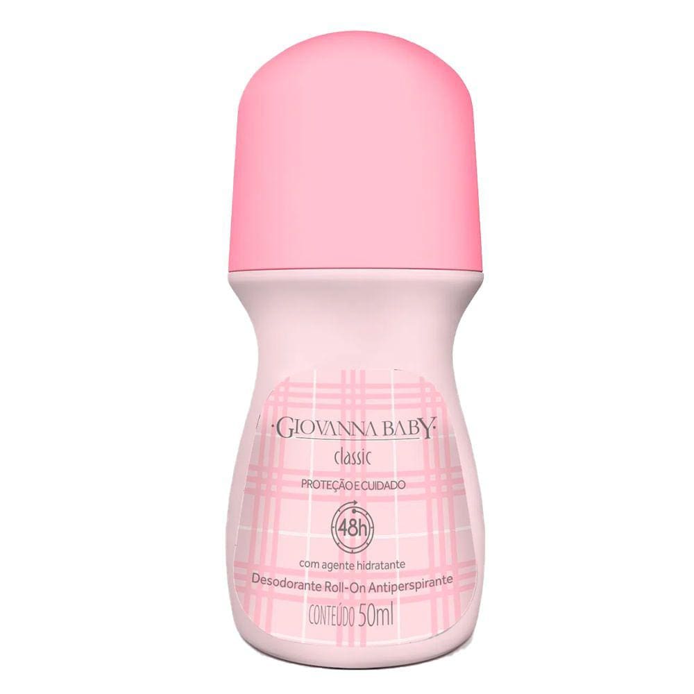 Desodorante Roll On Giovanna Baby Rosa 50ml