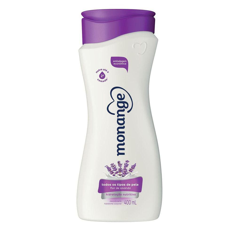Creme Hidratante Corporal Monange Flor de Lavanda 400ml