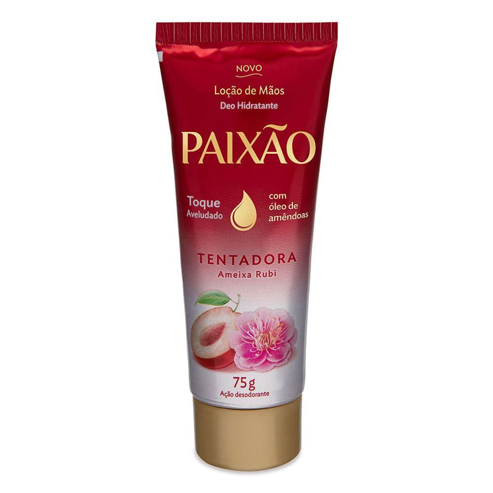 Creme Para As Mãos Paixão Tentadora Ameixa Rubi 75g