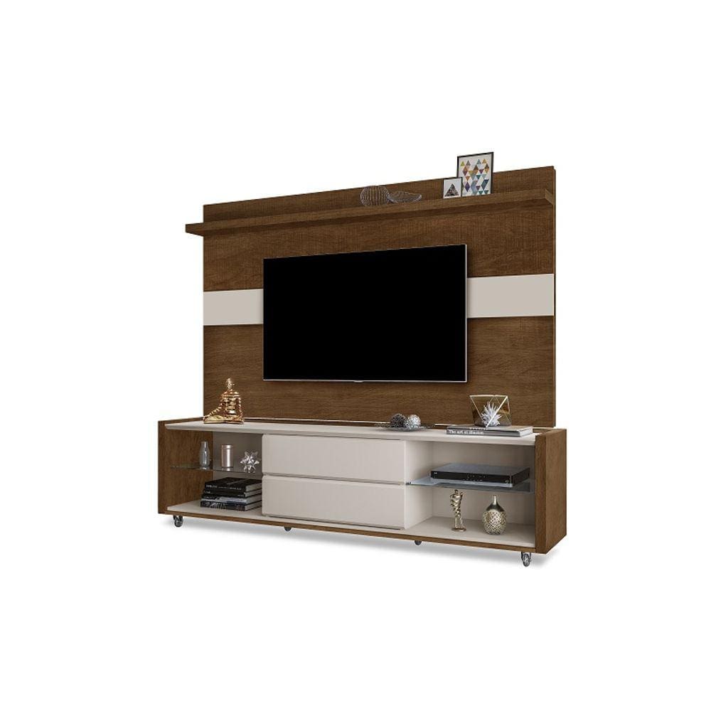 Rack Painel Home Muse Com rodízios para TV até 65 Polegadas Luapa Móveis