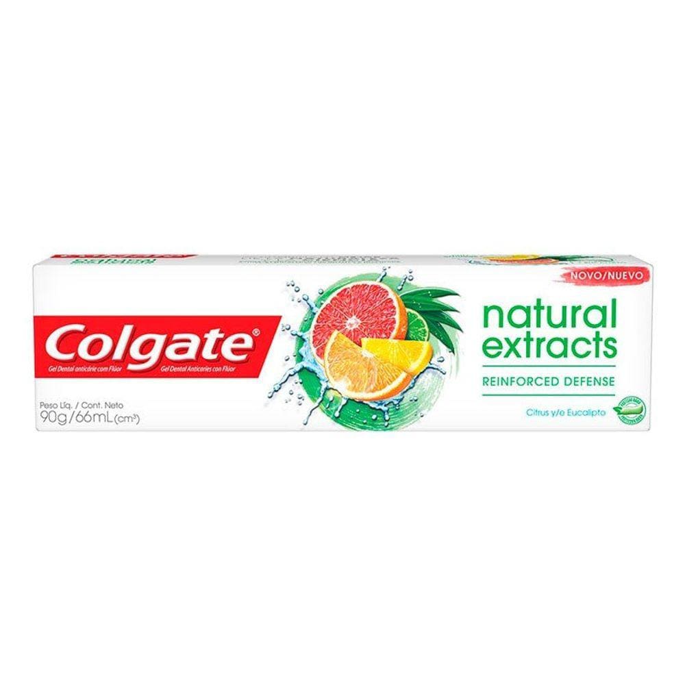 Creme Dental Colgate Natural Extracts Reinforced Defense 90g