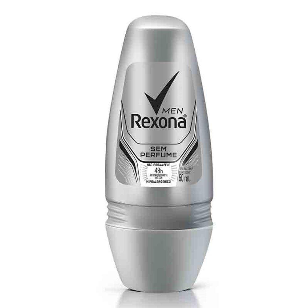 Desodorante Roll On Rexona Men Sem Perfume 50ml