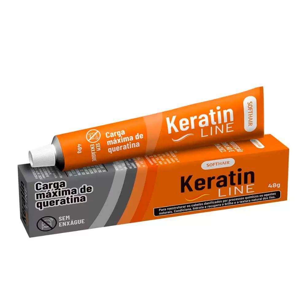 Queratina Capilar Concentrada Keratin Line Soft Hair 48g