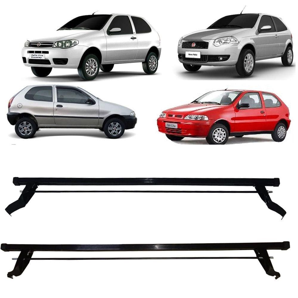 Rack Teto Roca Bagageiros Fiat Palio 96 até 2015 2 PTS 1172