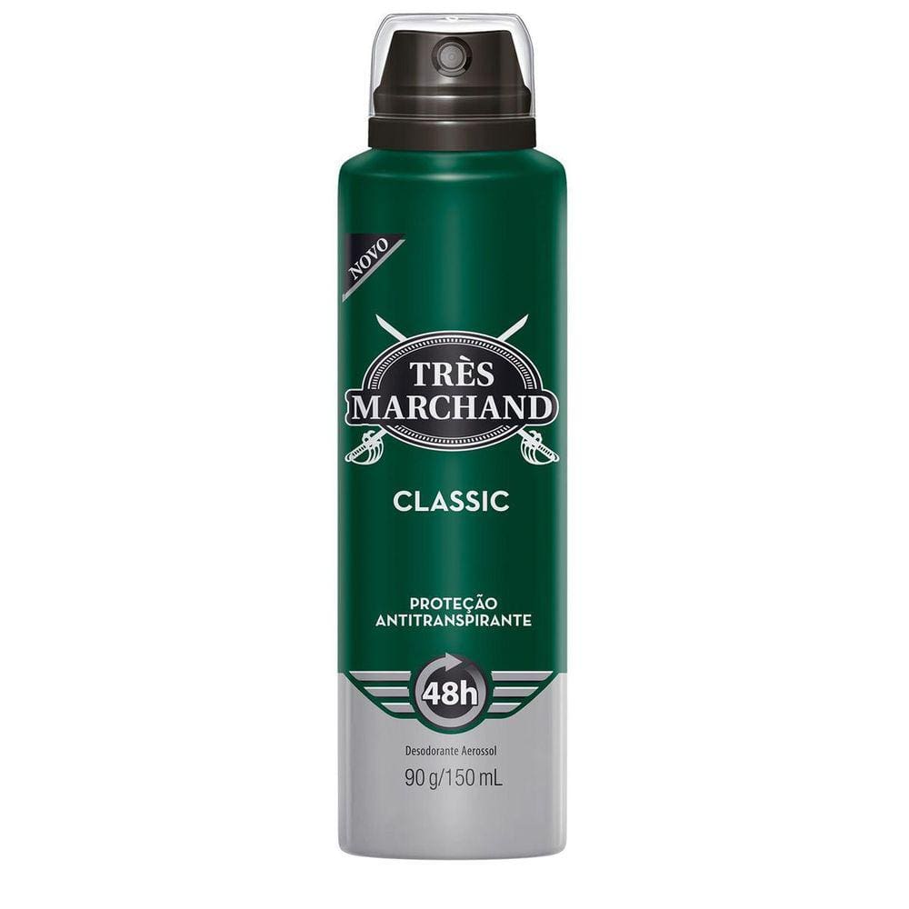 Desodorante Aerosol Très Marchand Classic 150ml