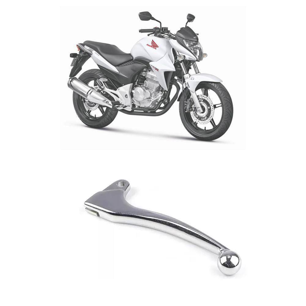 Manete Embreagem Curto Cromado Cometa Honda CB 300R XLX 250
