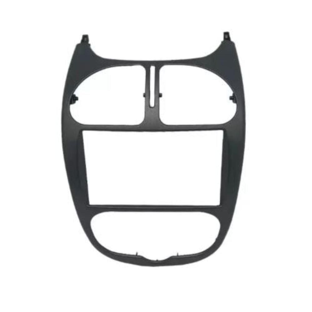 Moldura Fiamon 2 Din Peugeot 206 2004 até 2008 Grafite