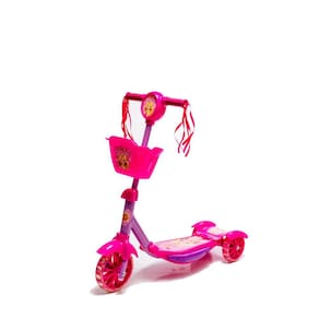 Triciclo Infantil com Empurrador Bandeirante Velobaby Rosa 207