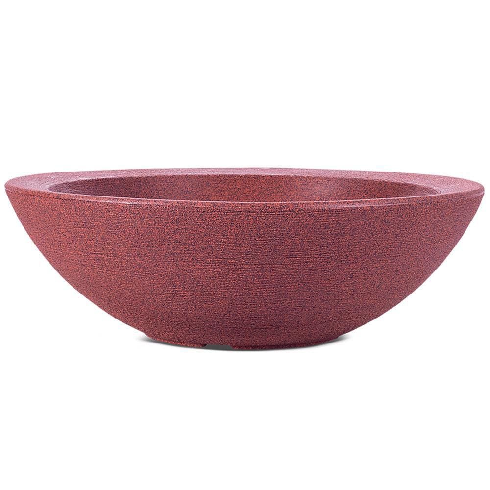 Vaso Bacia Verona Café 16cm Polietileno Afort