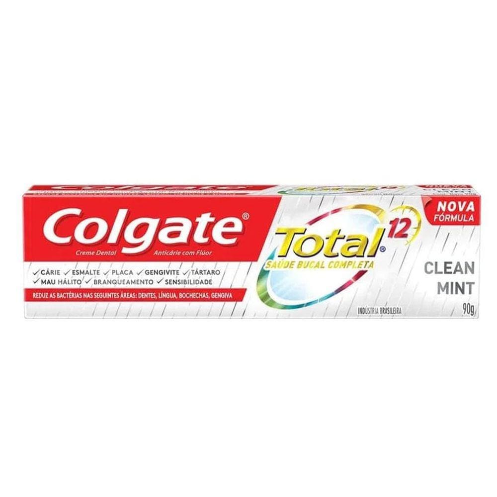 Creme Dental Colgate Total 12 Clean Mint 90g