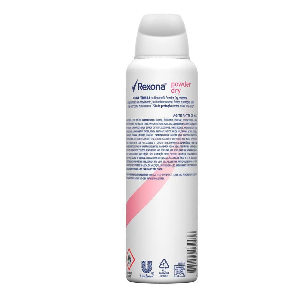 Desodorante Aerosol Rexona Powder Dry 150ml