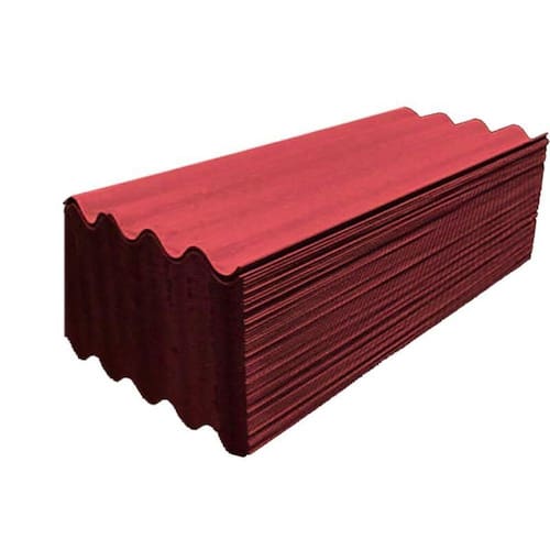 Telha Fibrocimento 5mm Olinda 50x244cm Vermelha Eternit