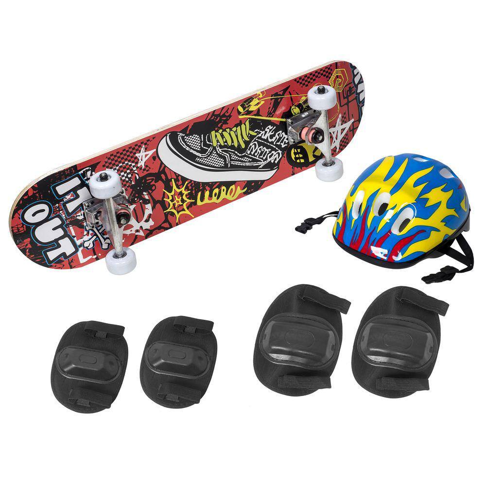 Skate Infantil Radical Menino Iniciante Menina 70 cm