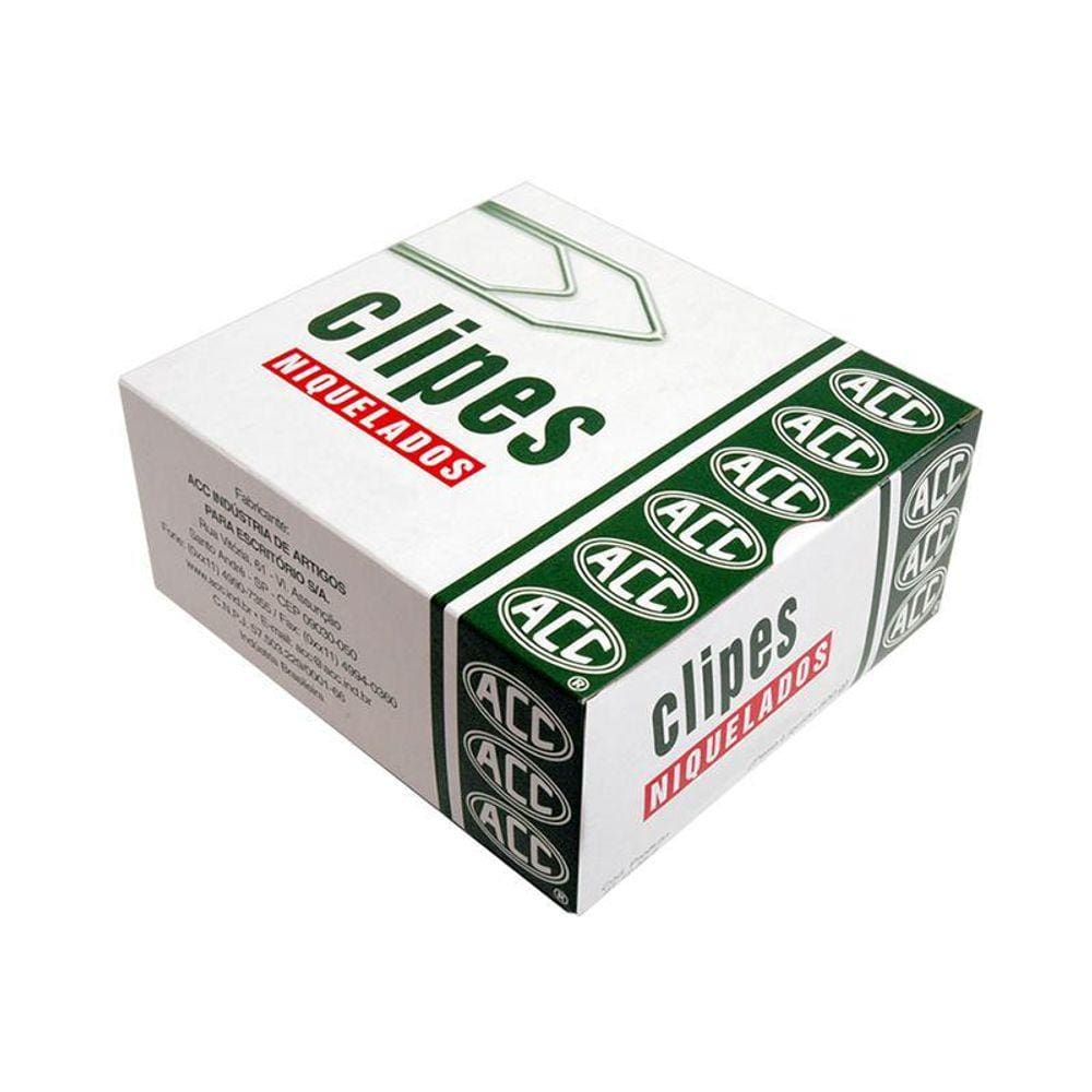 Clips niquelado NR 10/0 com 79 unidades ACC