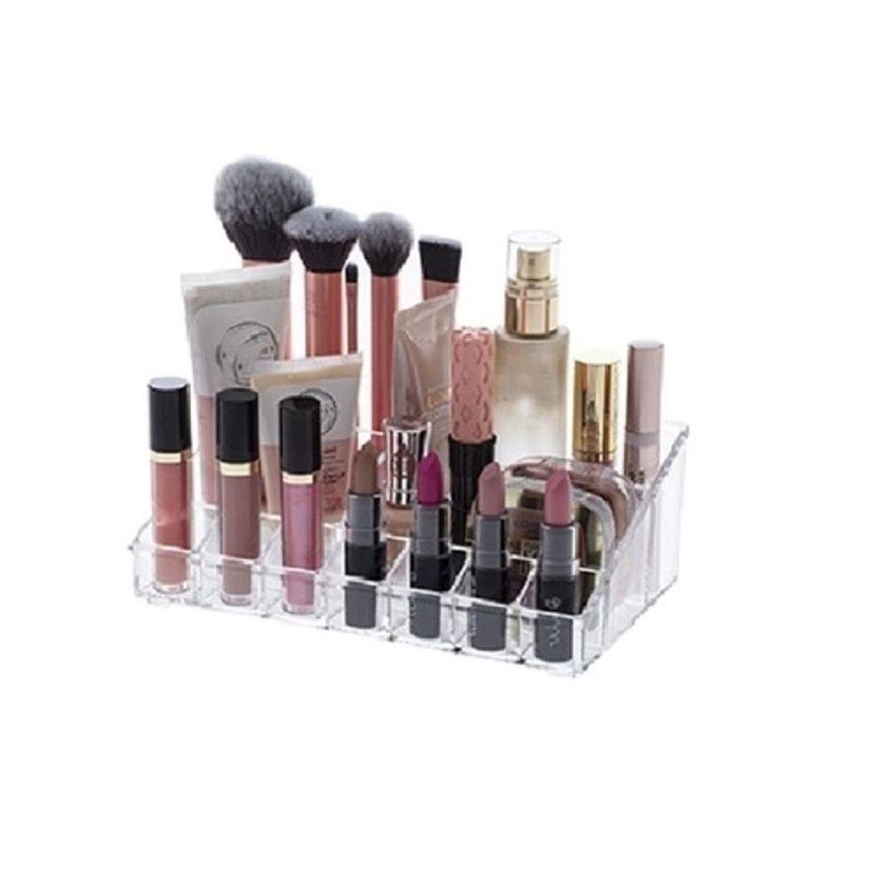 Organizador Cosméticos Multiuso 22x13x8cm Cristal