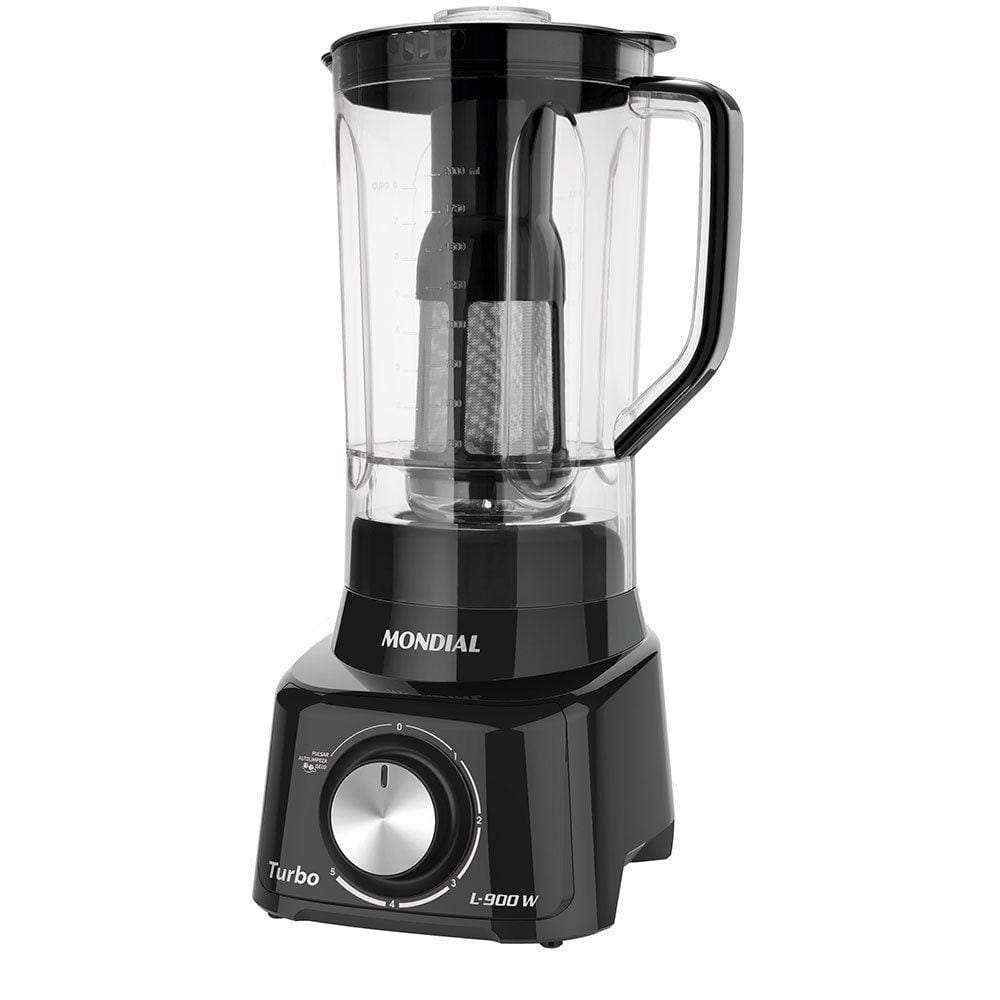 Liquidificador Mondial L900 Turbo 900W 5 Velocidades 2,7L