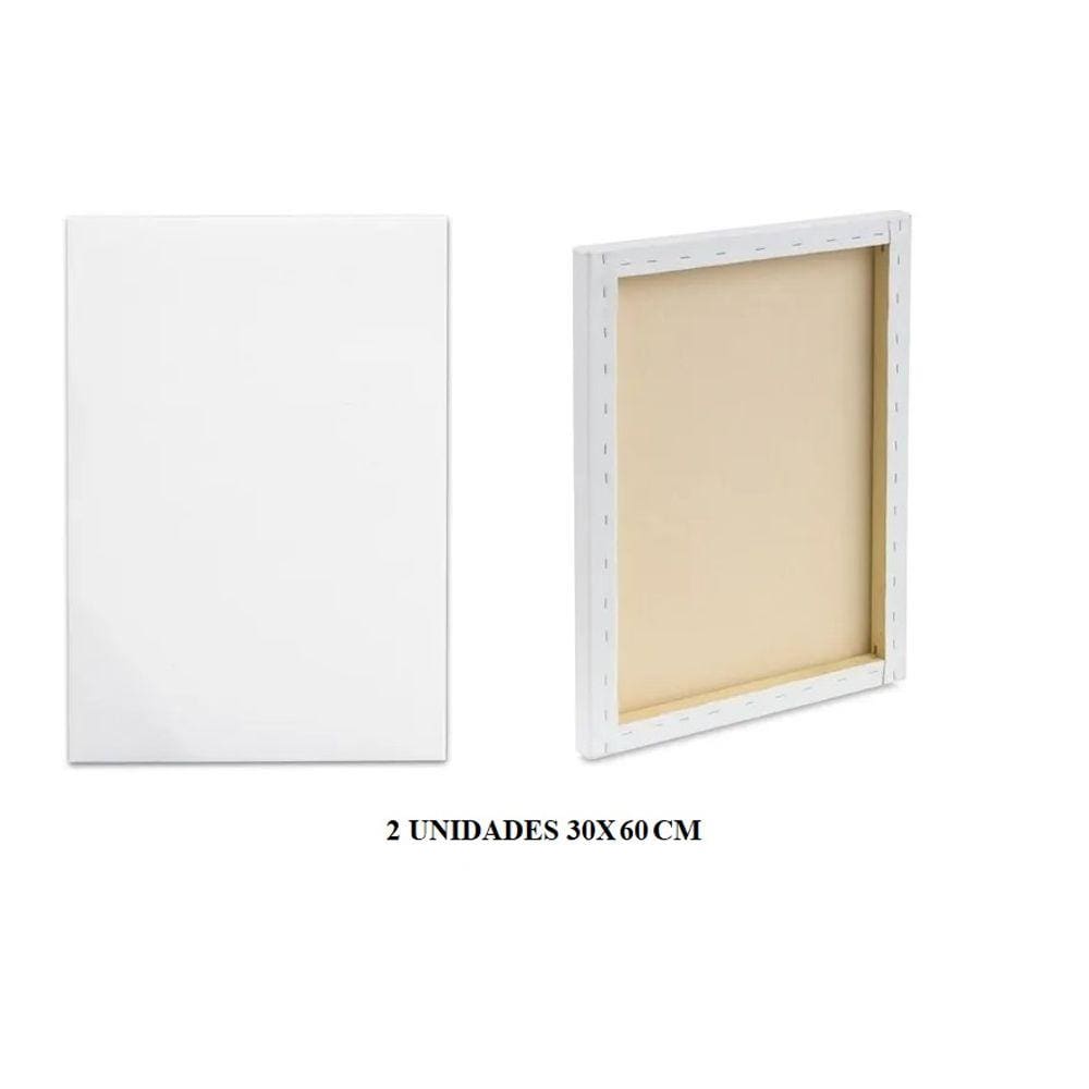 Kit 2 Telas para Pintura Algodão 30x60cm