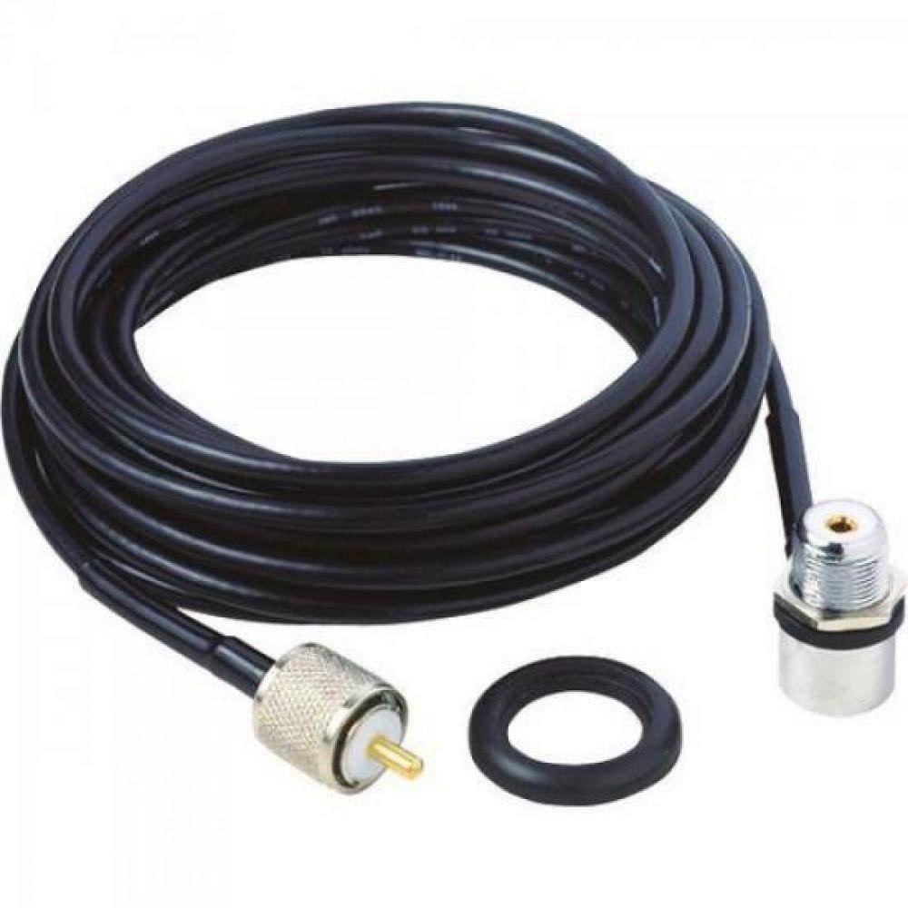 Cabo Kit Medio Rg-58 para Px 5,5m M802k Preto Aquario