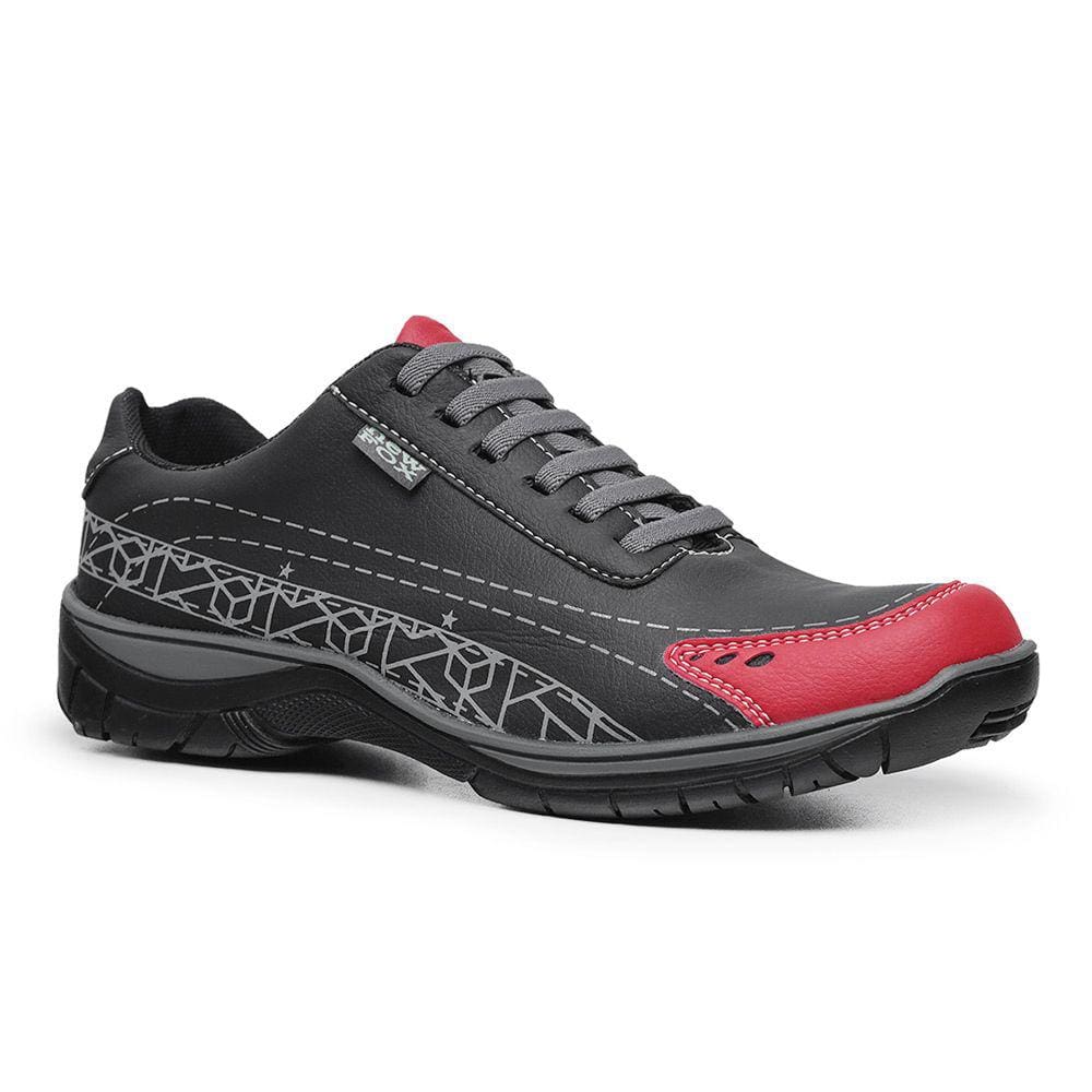 Sapatenis Masculino em Couro Marrom Tenis Elástico Casual ES1 New Fox