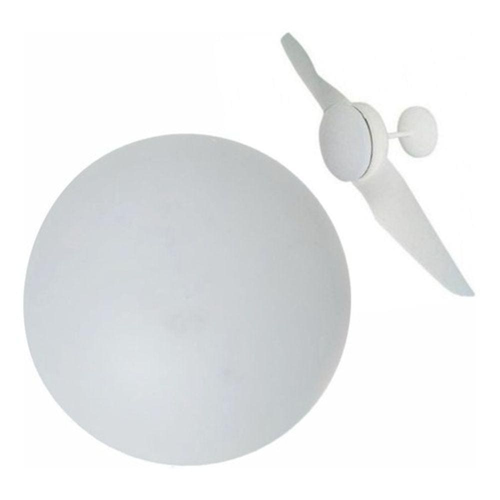 Globo Plástico Ventilador De Teto Aliseu Inspire Duo Confort