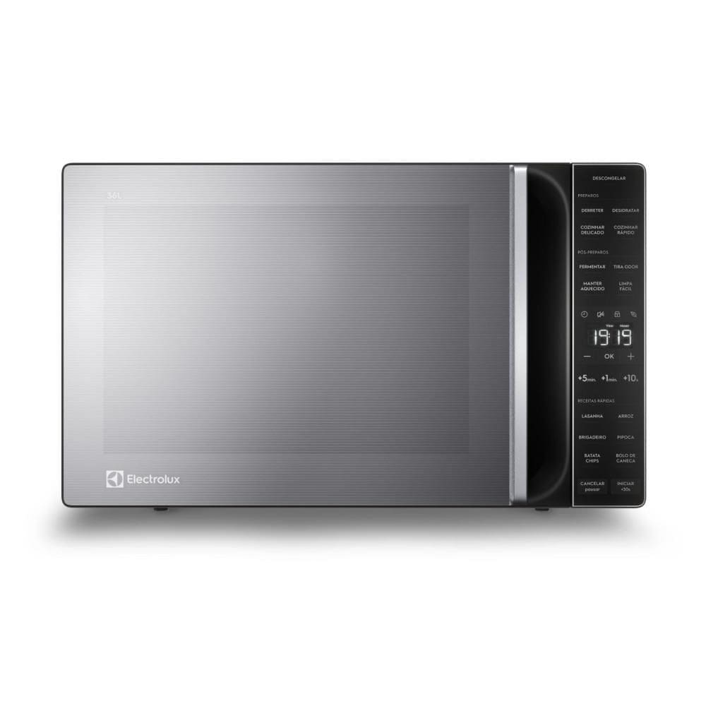 Micro-ondas Electrolux 36L cor Inox Efficient com função Manter Aquecido e Desidratar (ME36S)