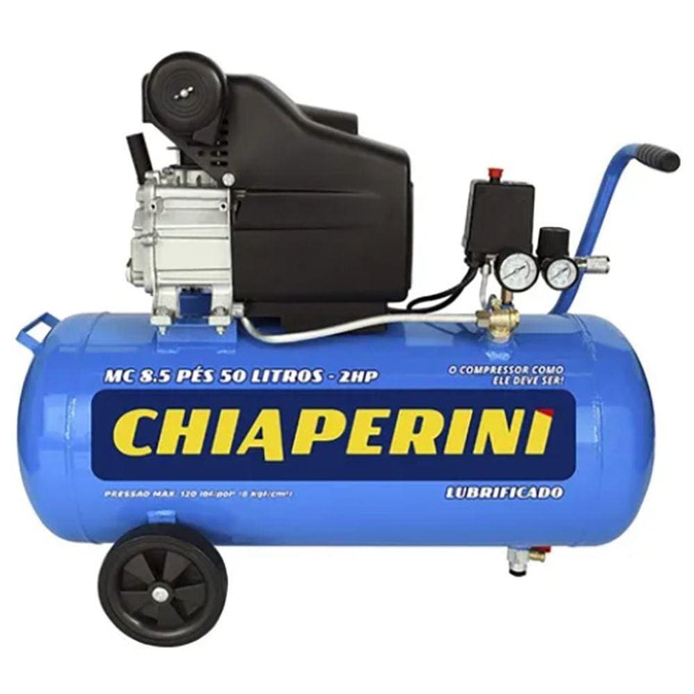 Motocompressor MC 8.5/50L 2HP 127V Azul Chiaperini