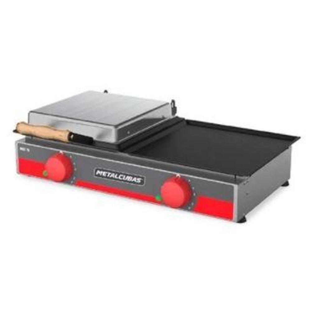 Chapa De Lanche Grill Elétrica Mge70 - Metalcubas
