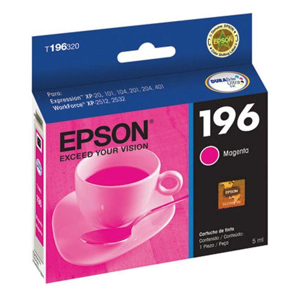 Cartucho Epson (196) T196320 magenta 290 páginas