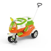 Triciclo Infantil Baby City Menina com Empurrador