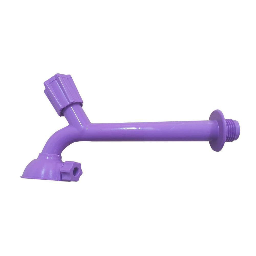 Torneira para Pia com Chuveirinho com Redução de 1/2" x 3/4" - 17cm Roxo Claro