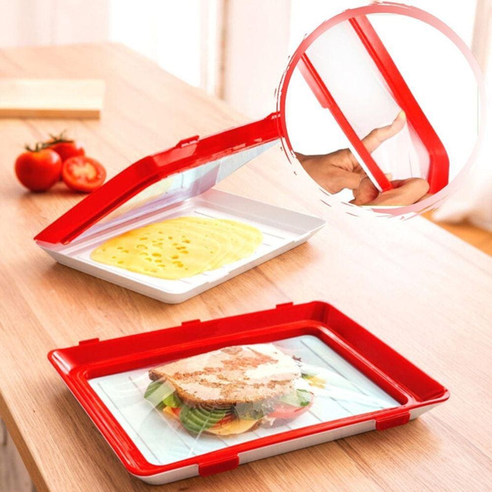 Bandeja Preservação Frios Reutilizável Conservar Alimentos