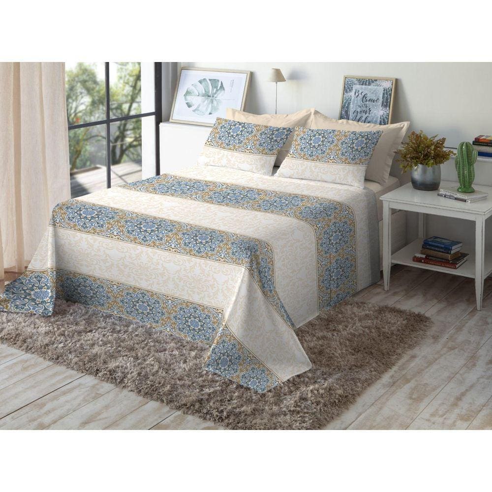 Jogo De Cama Queen Size 180 Fios Fiori - Maycon 7415