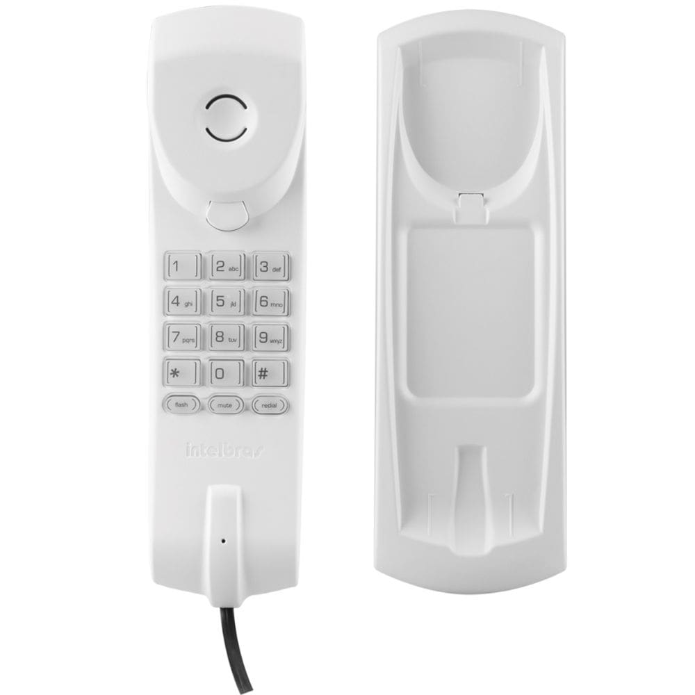 Telefone Interfone Intelbras Tc 20 Slim Mesa Ou Parede/fio