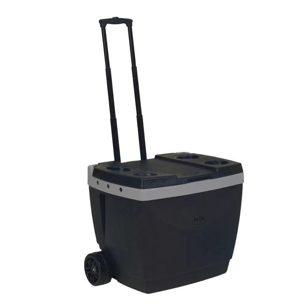 Caixa Térmica Cooler Cerveja Com Rodinhas 42 Litros Preta