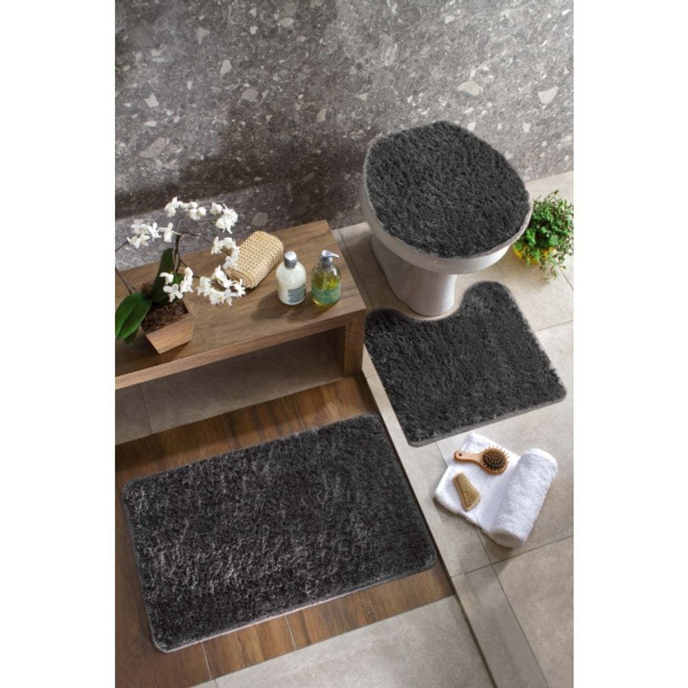 Kit Tapete de Banheiro 3 peças Oasis Classic