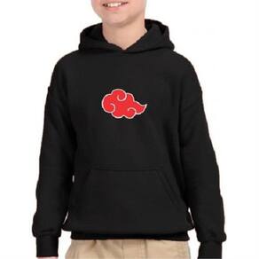 Japão Anime Naruto0 Akatsuki Nuvem Vermelha 3D Imprimir Hoodie