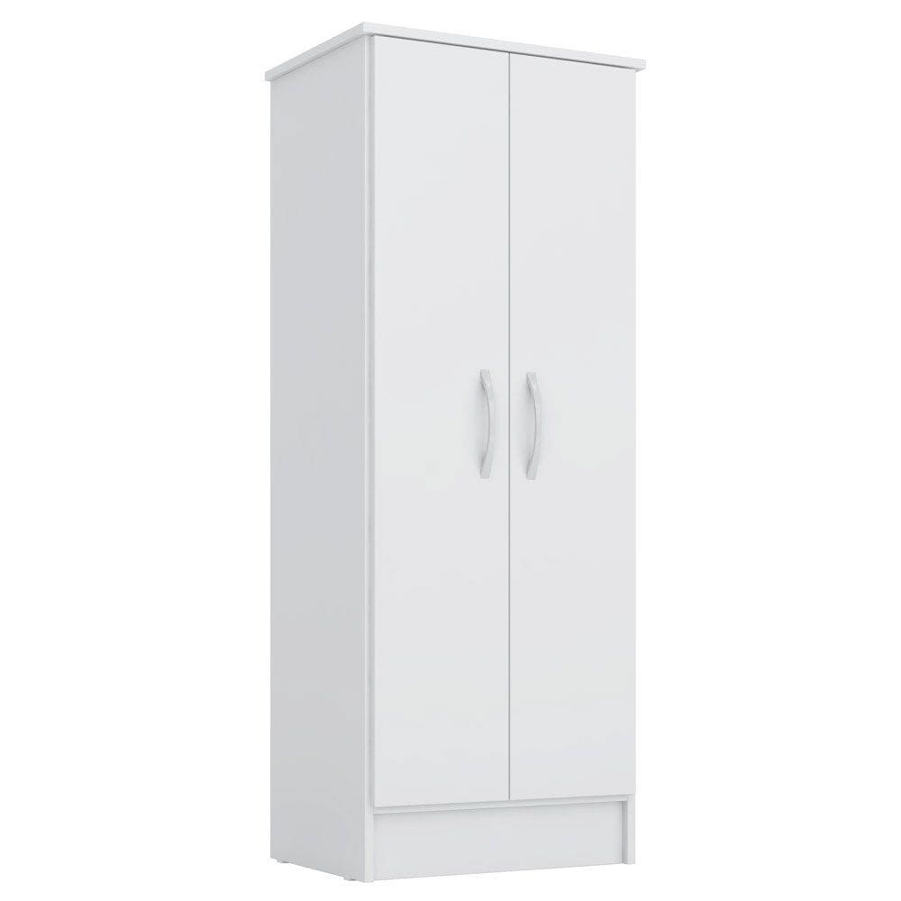 Armário Multiuso 2 Portas 3 Prateleiras Viena D02 Branco - Mpozenato