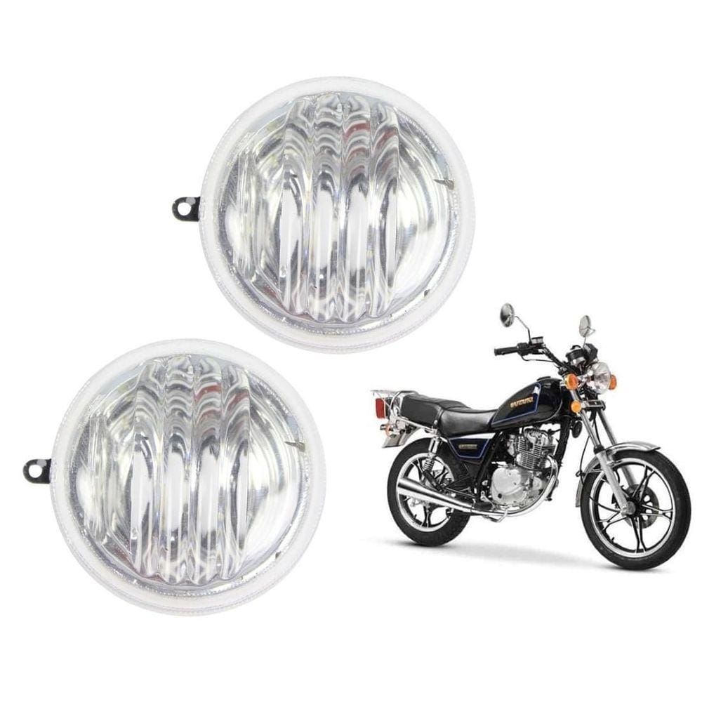 Par Lente Pisca Seta Cristal Intruder 125