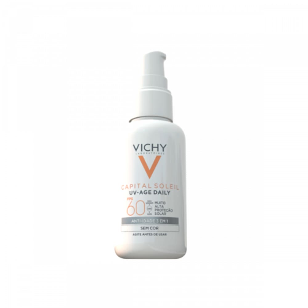 Vichy Capital Soleil FPS 60 Anti-Idade 3 em 1 Toque Seco 40g