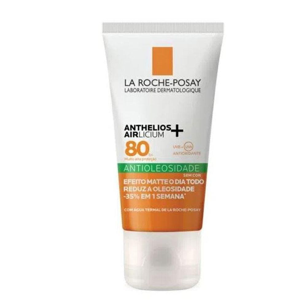 Anthelios Airlicium FPS 80 Antioleosidade La Roche Posay Sem Cor 40g