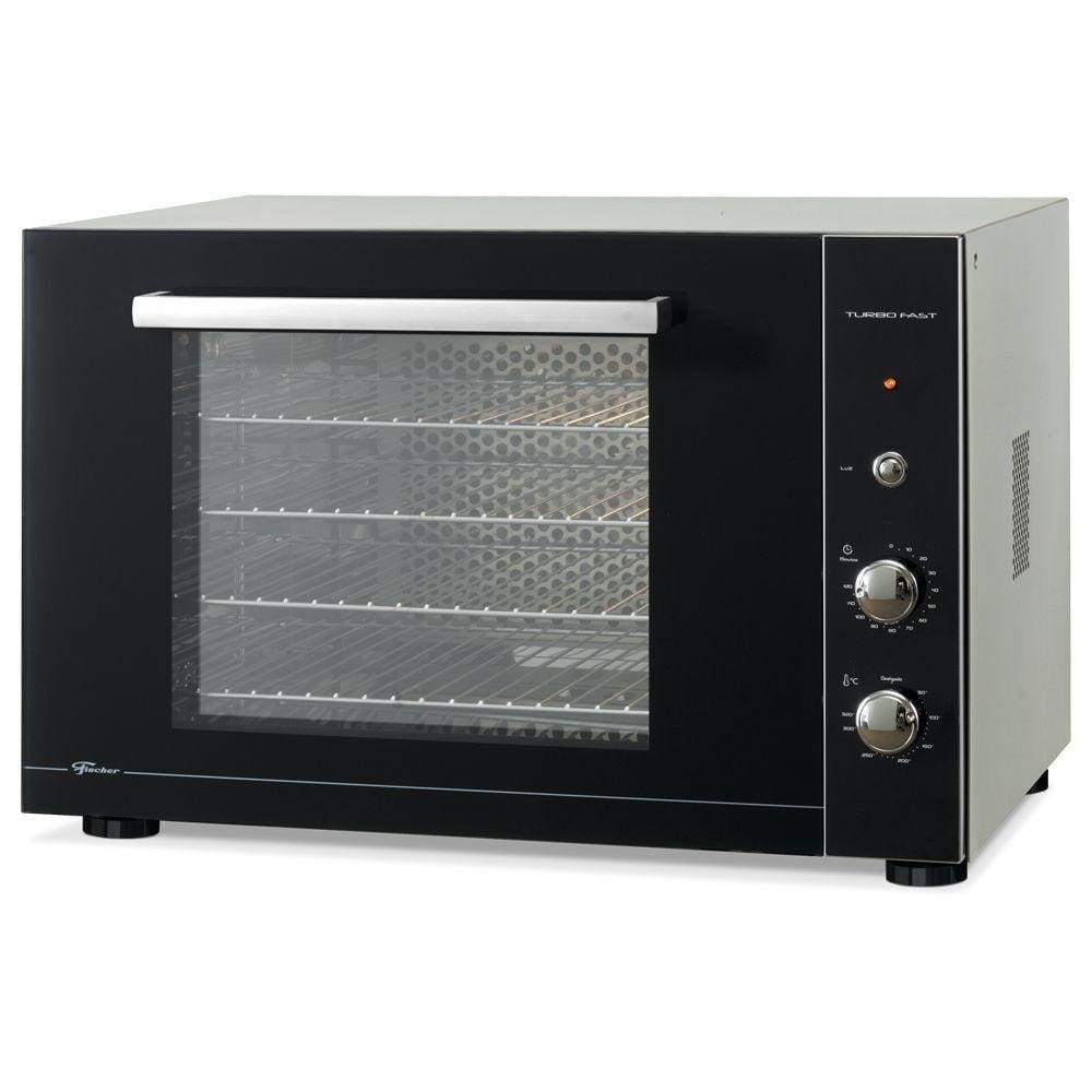 Forno Elétrico de Bancada Fischer Turbo Fast 80L Preto 220V