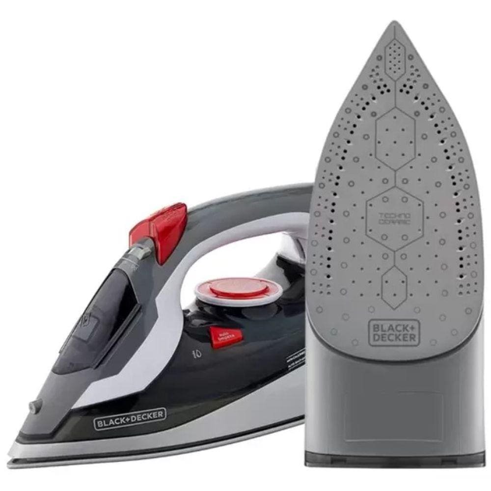 Ferro de Passar a Vapor Black Decker com Desligamento Automático FX3900-BR 127V