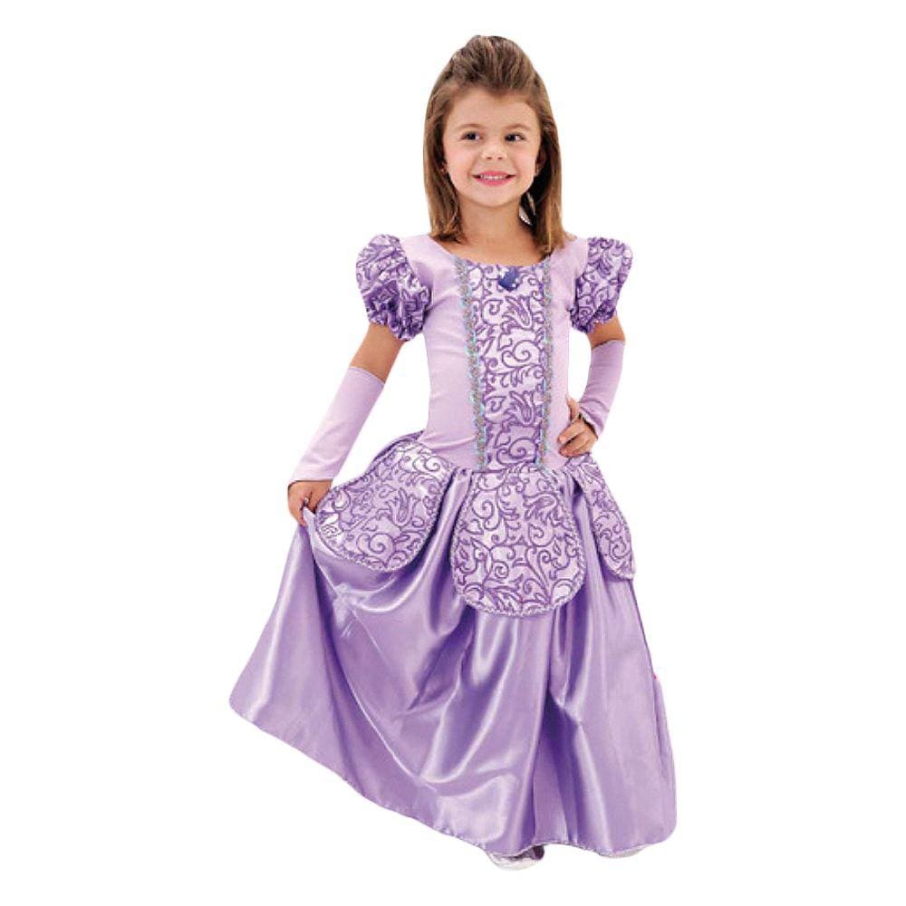 Vestido Princesa Sofia Sophia Lilás Princesas Lilás Fantasia em Promoção na  Americanas