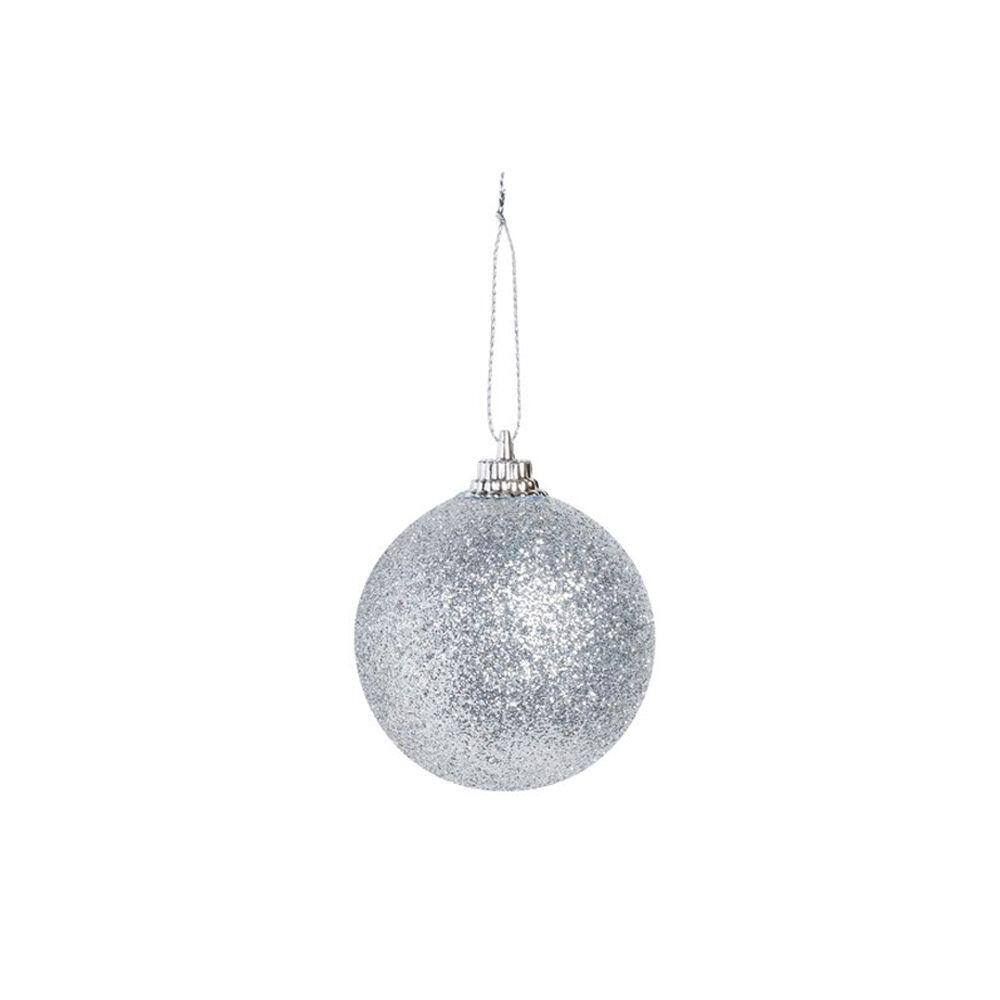 Kit Bolas de Natal Glitter 4cm - Cores - 12 unidades - Cromus