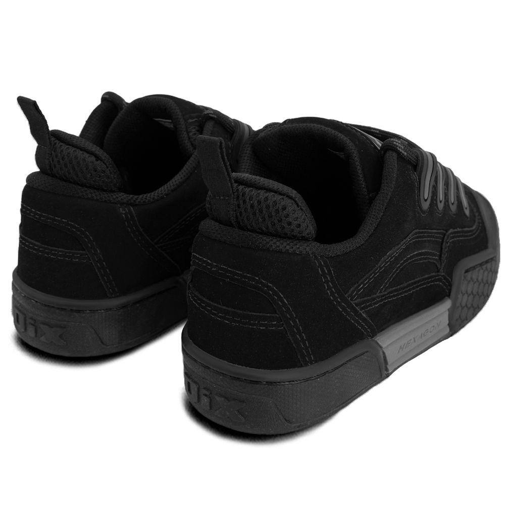 Tênis Qix Hexagon Preto Cinza Nobuck | Extra