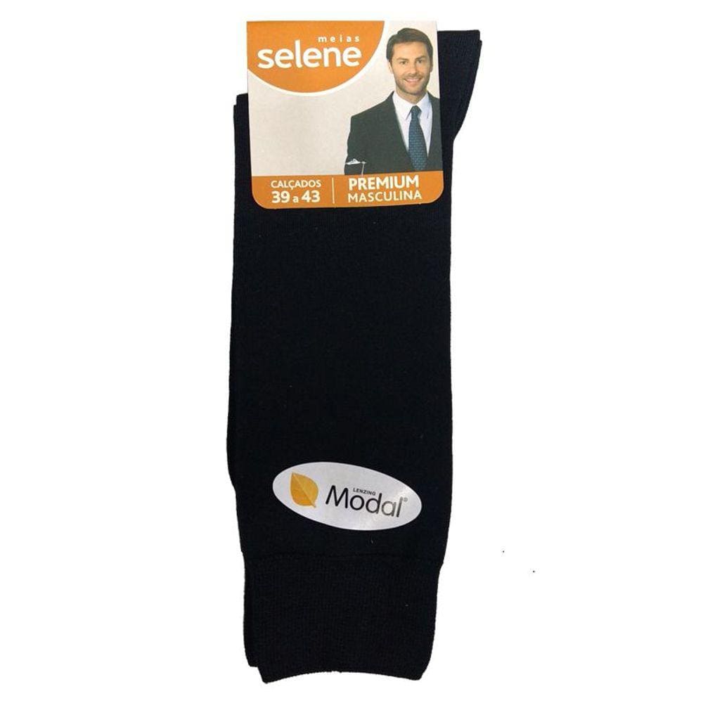 Meia Social Masculina Premium em Modal Selene - 8350