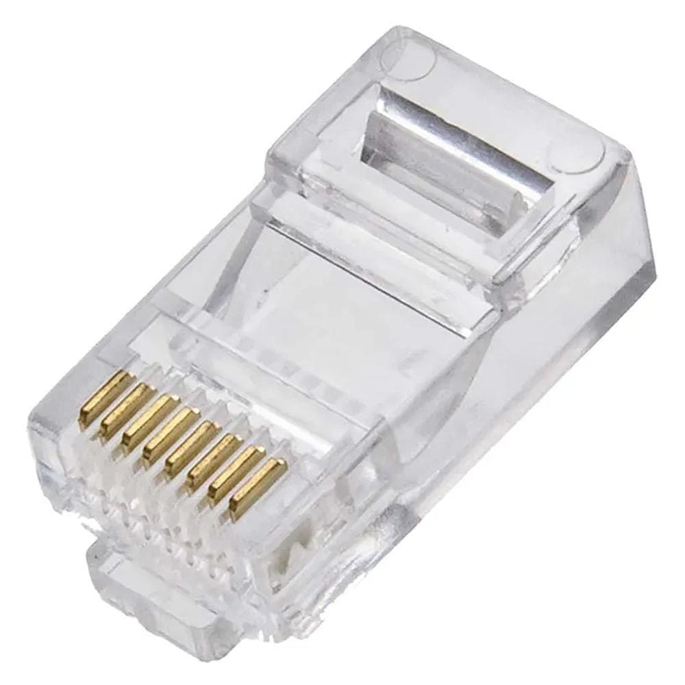 Conector Rj45 Cat6 Fortrek Macho - RJ45-112 (64799) (Unidade)