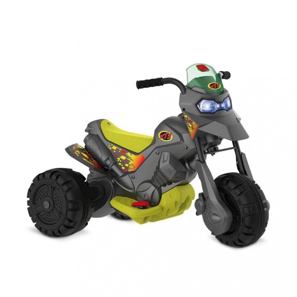 Moto Elétrica Infantil Super Moto Elétrica GP Grafite 6v - Bandeirante